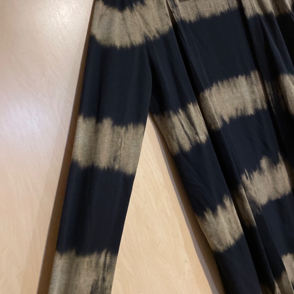 Women Medium Long Tie Dye Stripe Open Front Cardigan So cute! - Picture 2 of 5